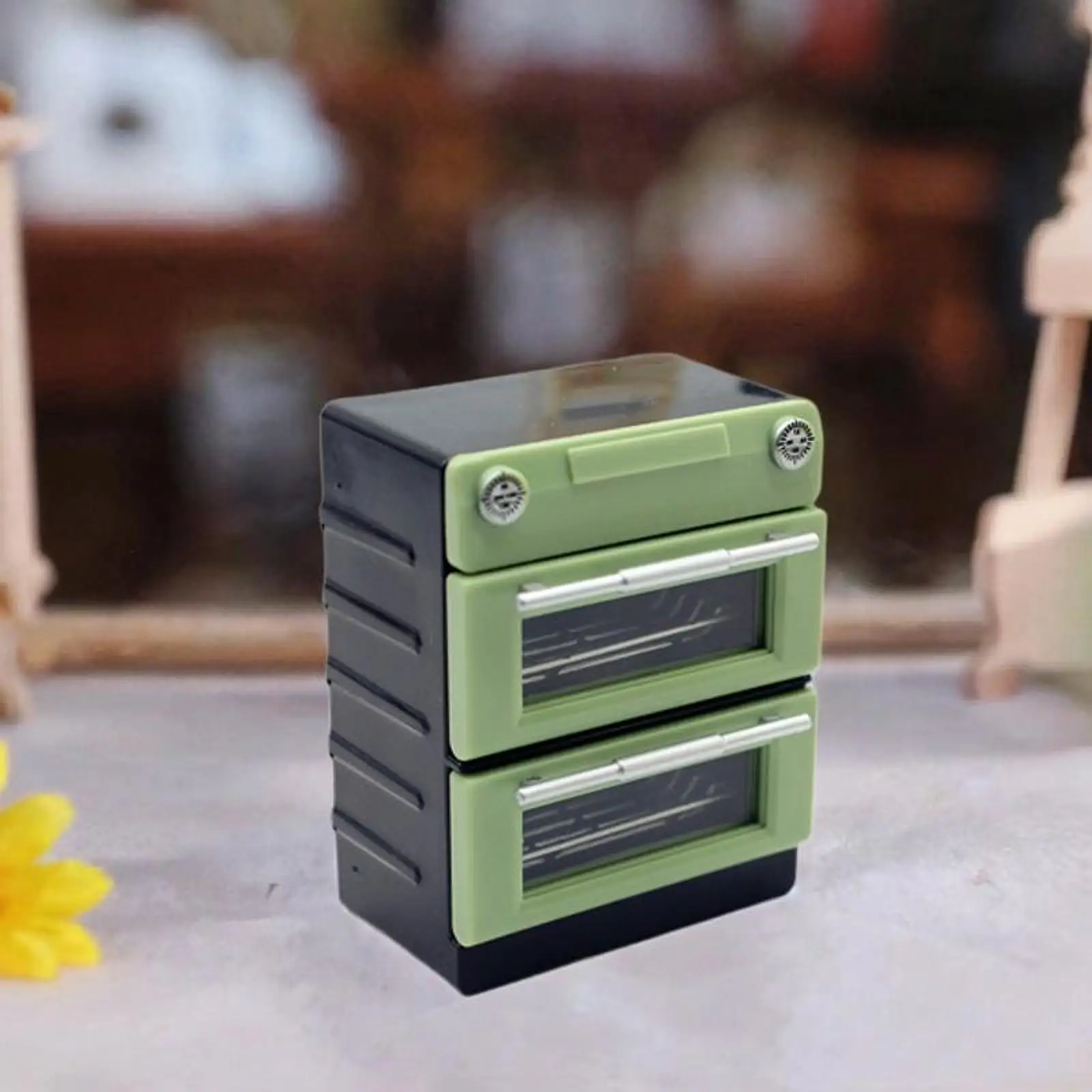 Forno de Dollhouse Infantil, Dollhouse, Cena Modelo, Favor de Festa, 1:6, 1/12