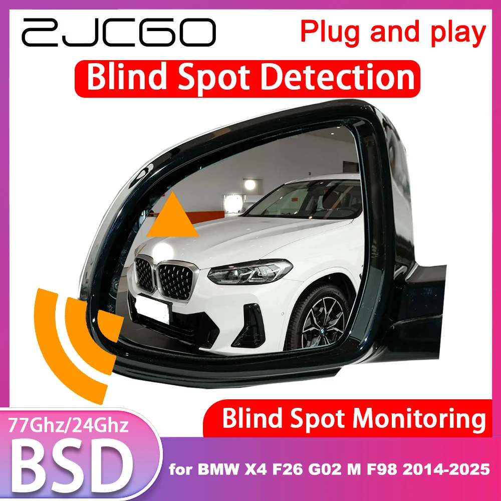 for BMW X4 F26 G02 M F98 2014-2025 Blind Spot Detection Monitoring Information Warning Lane Assist System 77GHz Radar Detector