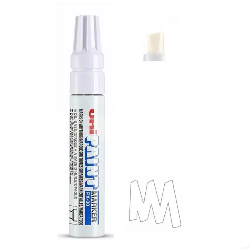 Y5LB Water Resistant Car Tire Marker Pen for Scratch Repair Tire Paint Pen Quick Dry for Paper Cloth Glass Stone Metal