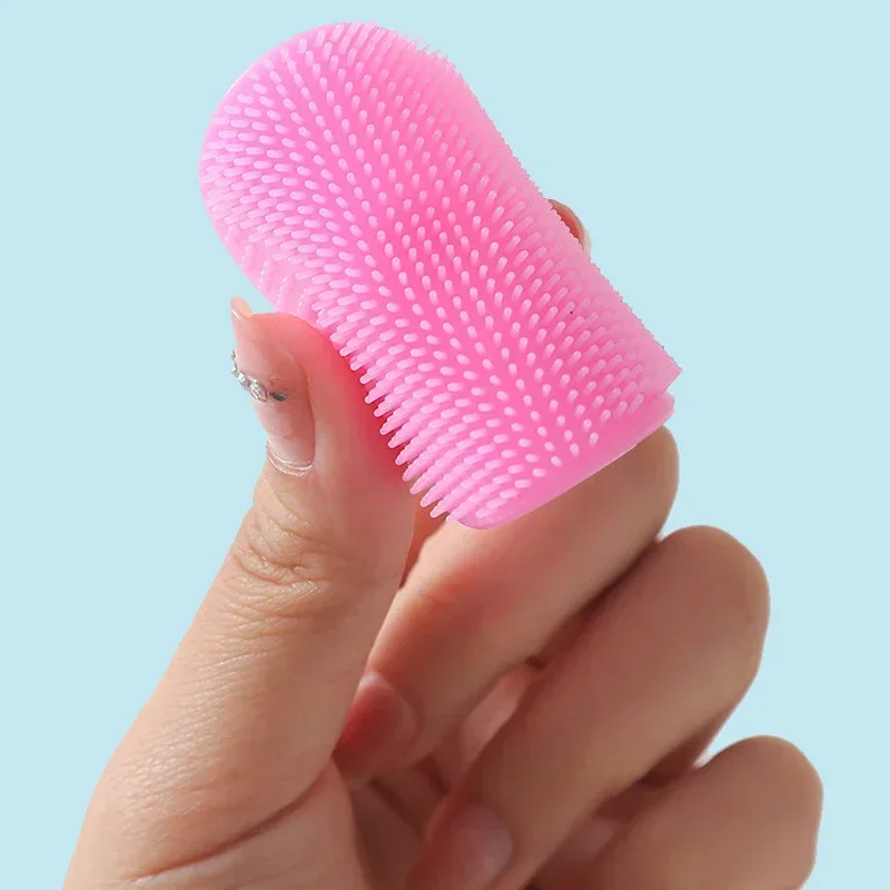 Zachte siliconen gezichtsborstelreiniger en stimulator Handmatige gezichtsreinigingsborstel Exfoliërende siliconen gezichtsscrubber voor dames en heren