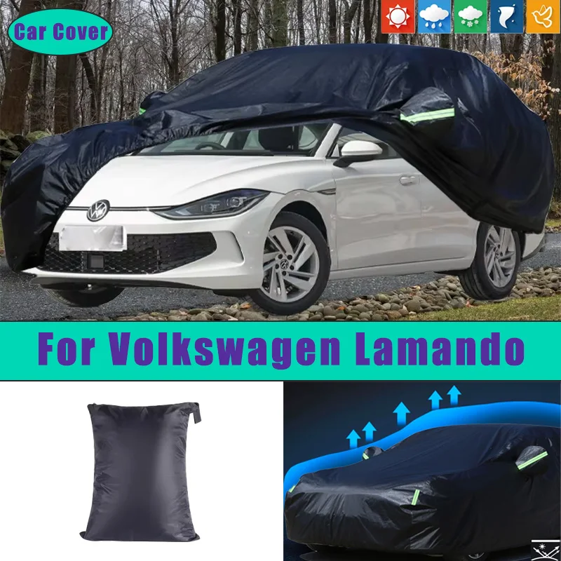 

Car Full Outer Covers Outdoor Waterproof Dustproof Sun Rain Snow Protection Exterior Car Accessories For Volkswagen Lamando