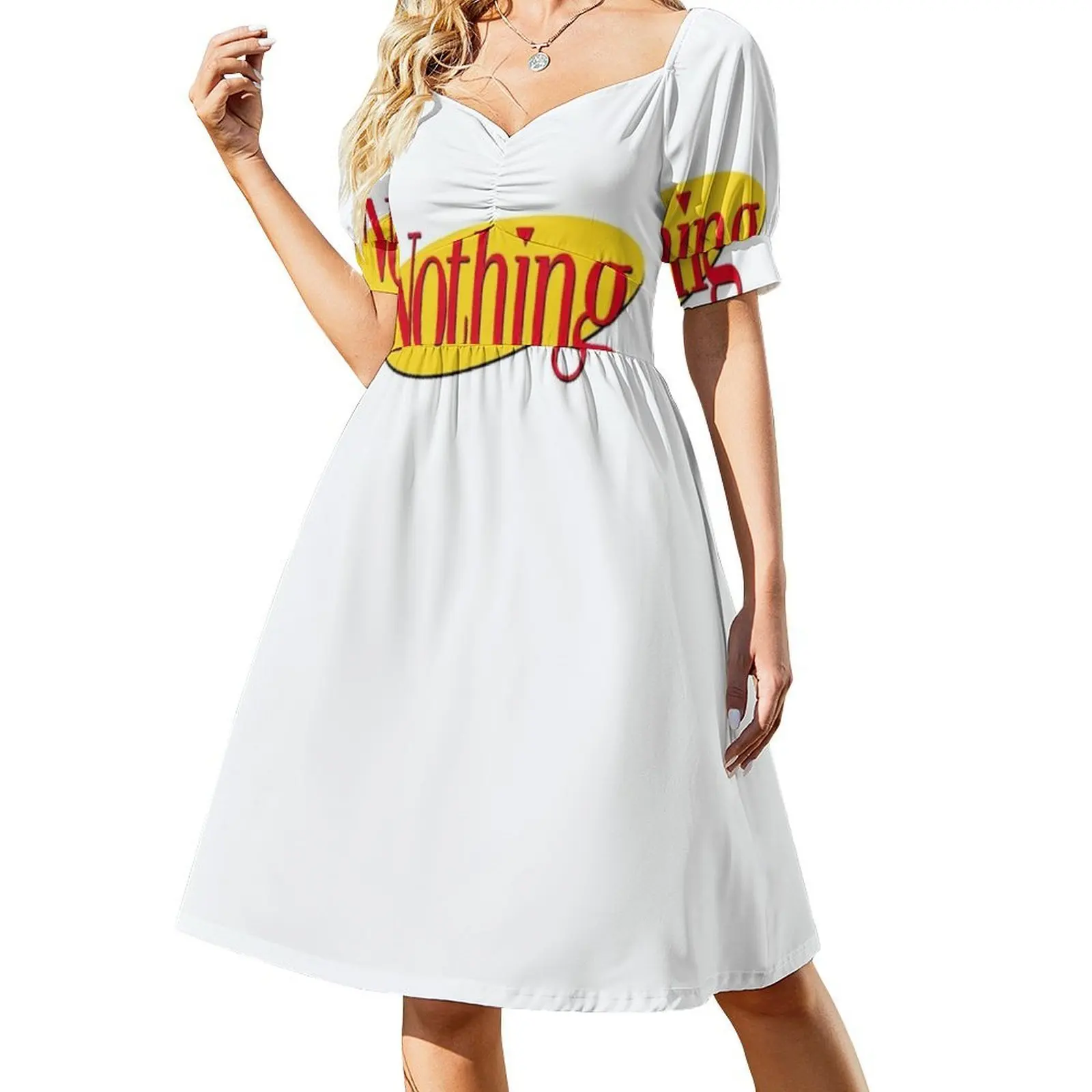 لا شيء فستان عطلة مثير للنساء فستان قصير لحفلات الشاطئ وأعياد الميلاد لا شيء يفشل المماسح كرامر نيومان فستان سهرة للنساء