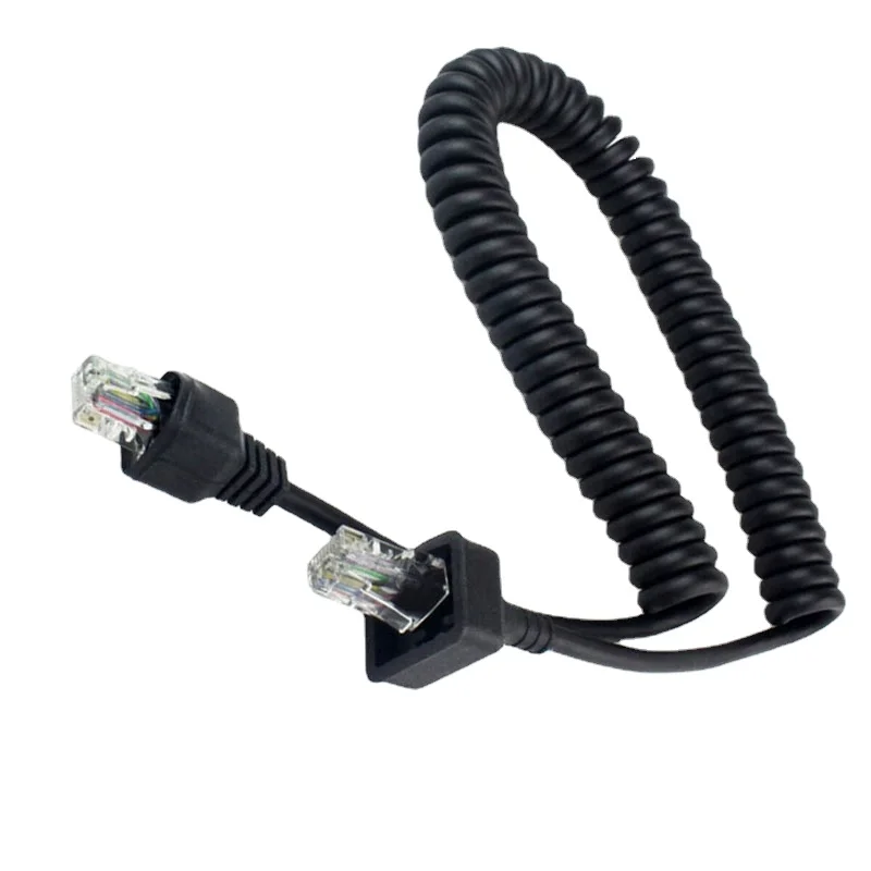 Kabel mikrofon Mic PTT Speaker 8-Pin pengganti untuk Kenwood TM281/TM481/TM271/TM471A/TK-863G TK-868 TK-868G 768G Radio TK-760