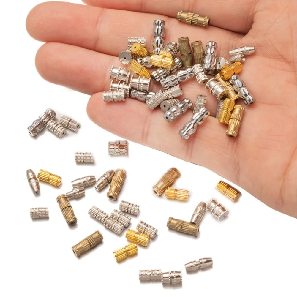 Copper Screw Clasps for Jewelry Making
