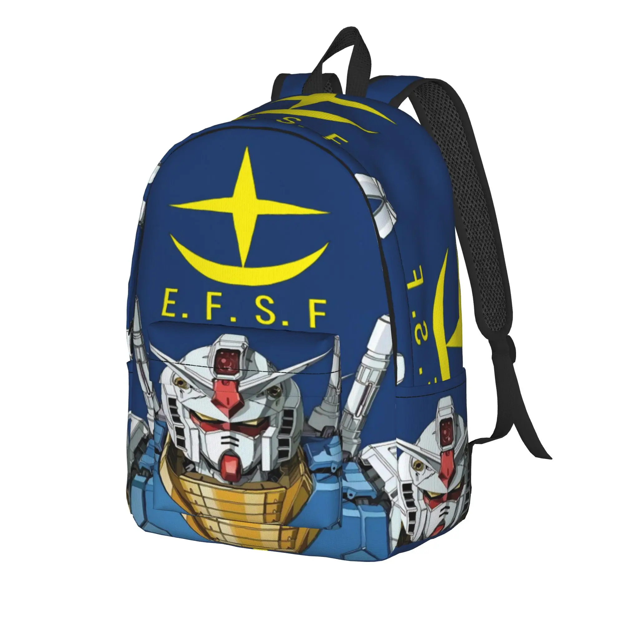 mobile suit gundams Backpack for Men Women Cool High School Hiking Travel Daypack  Laptop Computer Canvas Bags Gift