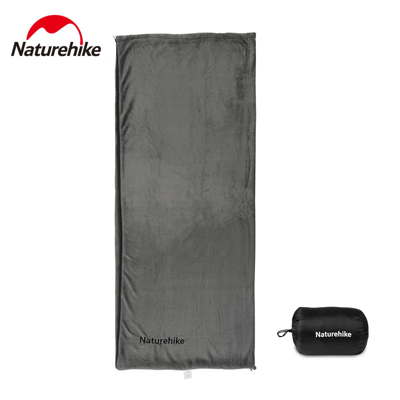 Naturehike Fleece Sleeping Bag 75x185cm Portable Outdoor Travel Warm Sleeping Bag Liner for Camping Hiking