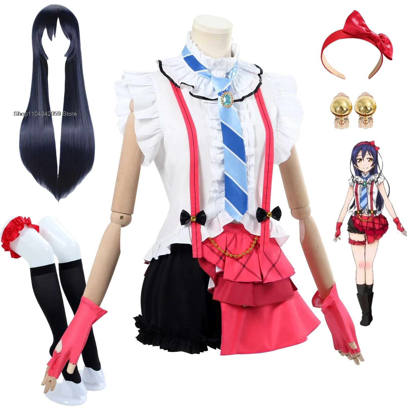 Love Live! Flower Bouquet Sonoda Umi Awakening Dress Cosplay Costume All Size Custom Size Cos Clothes