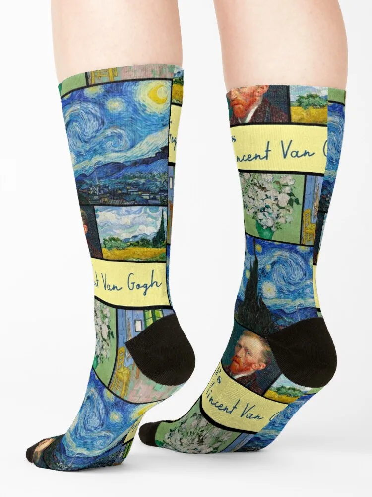 Kolekcja It's Vincent Van Gogh - Art Skarpety modne buty noworoczne Skarpety Męskie Damskie