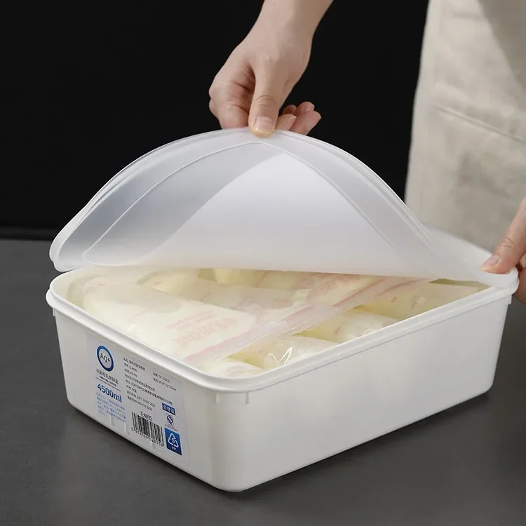 صندوق تخزين حليب الثدي المضاد للبكتيريا، صندوق فريزر للحفاظ على النضارة، حاوية تخزين المواد الغذائية المقاومة للتسرب، حفظ الحليب