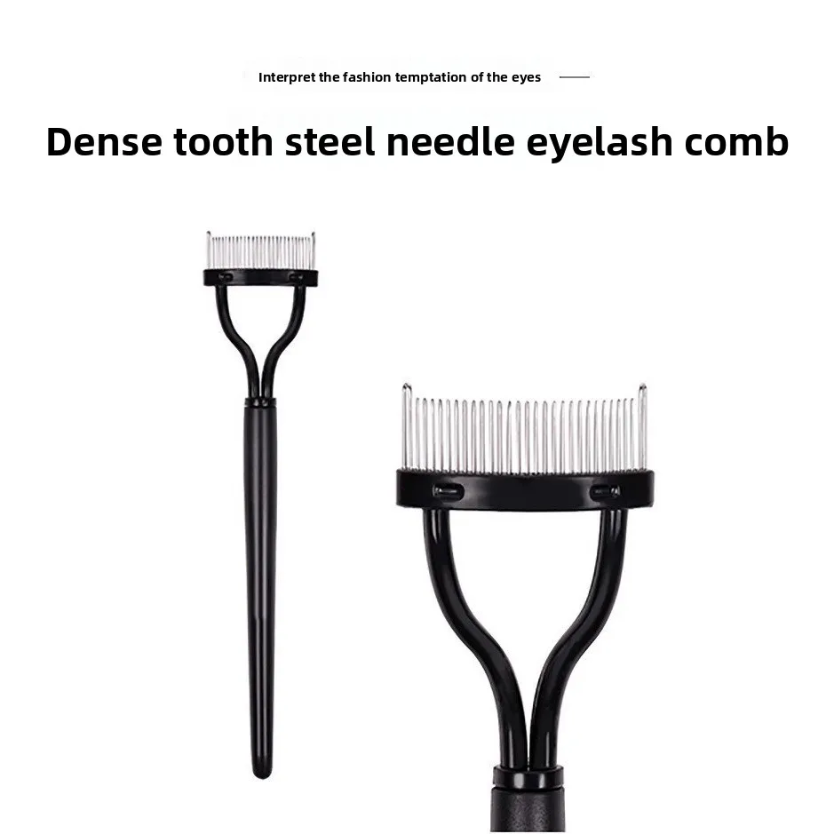 Mascara Curl Beauty Makeup Lash Separator Cosmetic Tool Metal Eyelash Curler Lash Separator Foldable Eyelash Brush Comb 1PC