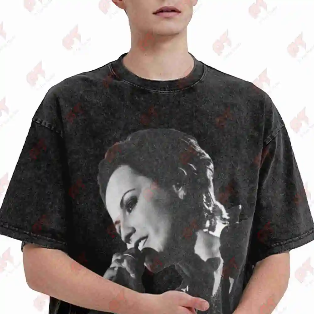 Dolores O'Riordan The Cranberries Vintage Washed Tee Pure Cotton T-Shirt