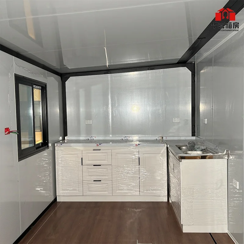 سطح مزدوج 20ft شحن حاوية جاهزة منزل قابل للتوسيع للبيع ضوء الصلب للطي الجاهزة فيلا منزلية 4 غرفة نوم #6