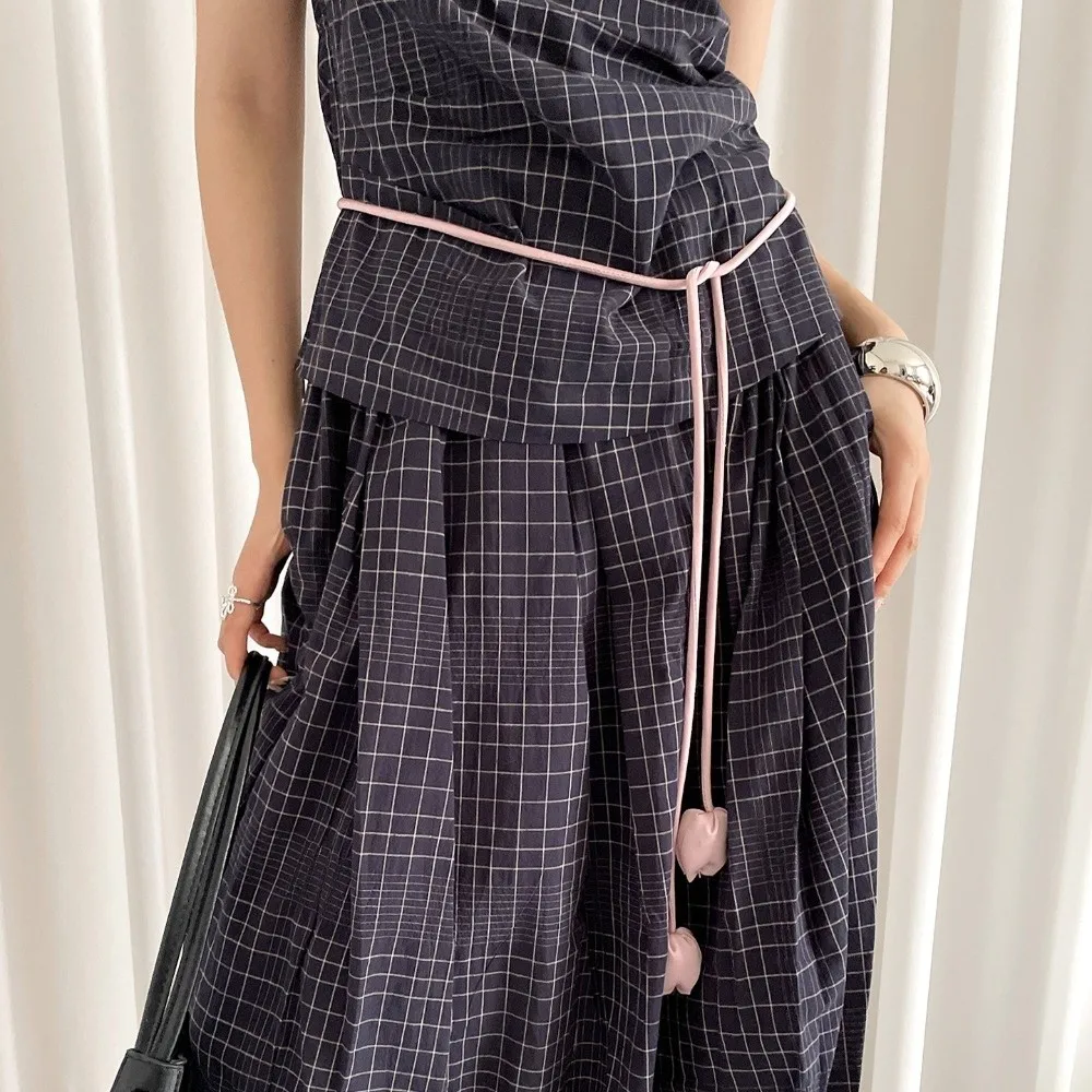 Элегантный пояс из искусственной кожи с тюльпанами круглой формы, тонкий завязанный ремень для платья, длинный ремень с цветочным принтом, веревка, ремень для свитера