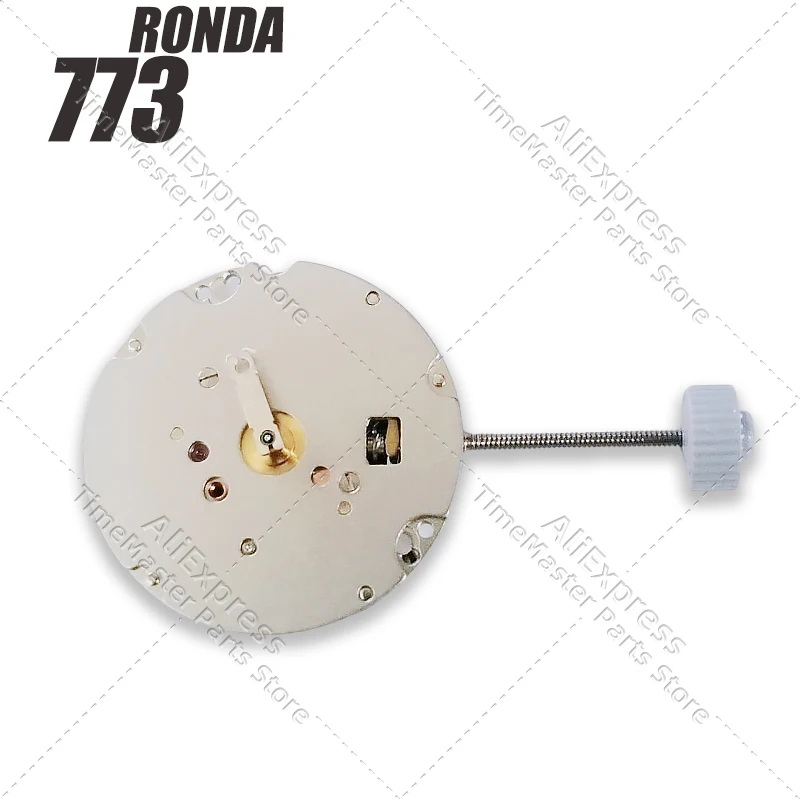 Ronda 773 Movimiento de cuarzo 3 manecillas 17,5 mm Piezas de reparación de relojes suizos Batería No. 364 Reemplazo de alta calidad para relojeros