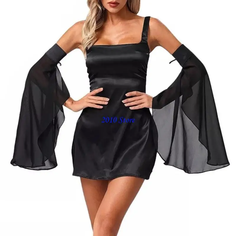 F3MF Einfache Brautchiffon -Ärmel Premium Arm Cover Hochzeitskleid Enhancer Weiß