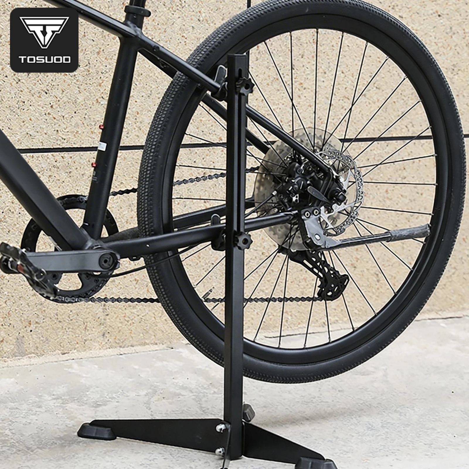 TOSUOD Bicycle Repair Stand Adjustable Bike Parking Rack Multifunctional Storage Stand MTB Road Bike Accessories
