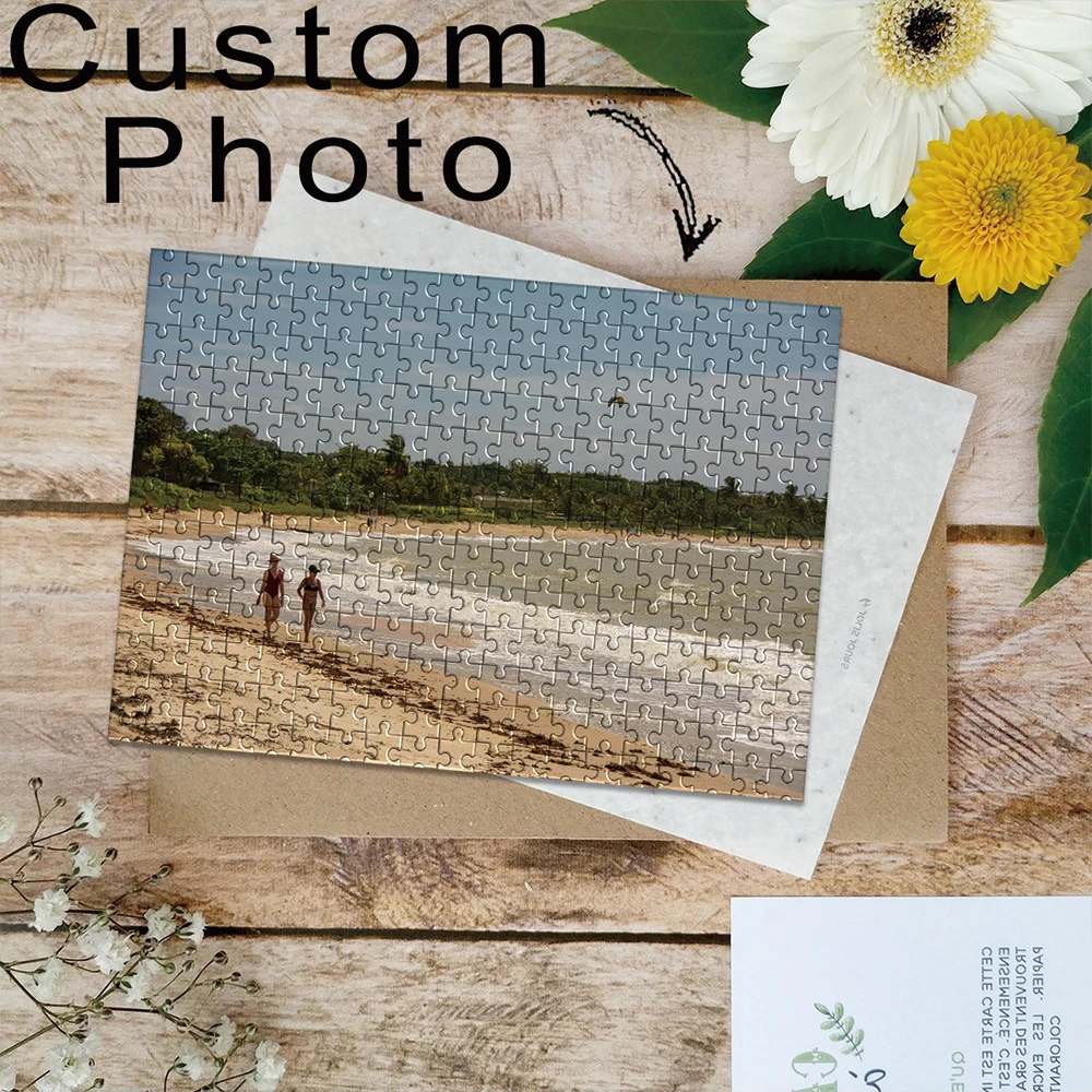 35/300/500/1011pcs Personalized Custom Photo Puzzle Scenic Photo Funny Adult Leisure Toys Gift