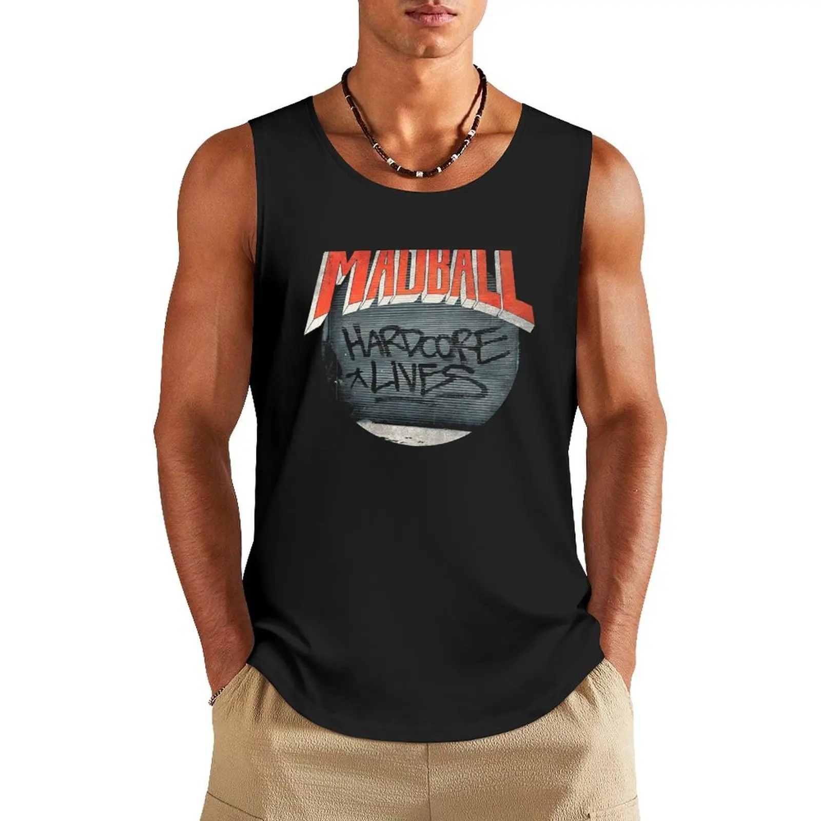 

Madball - Hardcore And Lives Tank Top cute tops vest for men singlet for men