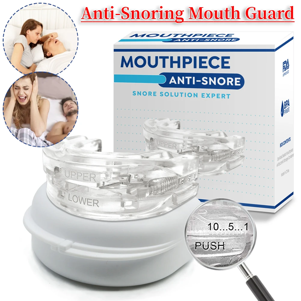 Anti Snoring Bruxism Mouth Guard Improve Sleeping Teeth Bruxism Sleeping Anti Snoring And Apnea Snoring Device To Stop Snoring