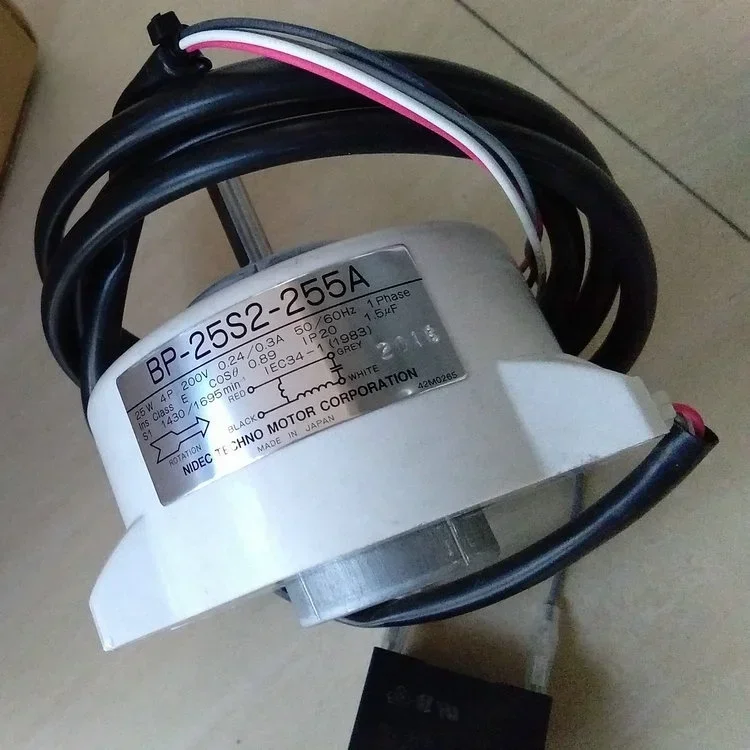 

NIDEC BP-25S2-255A 25W 4P 200V Motor Cooler Fan