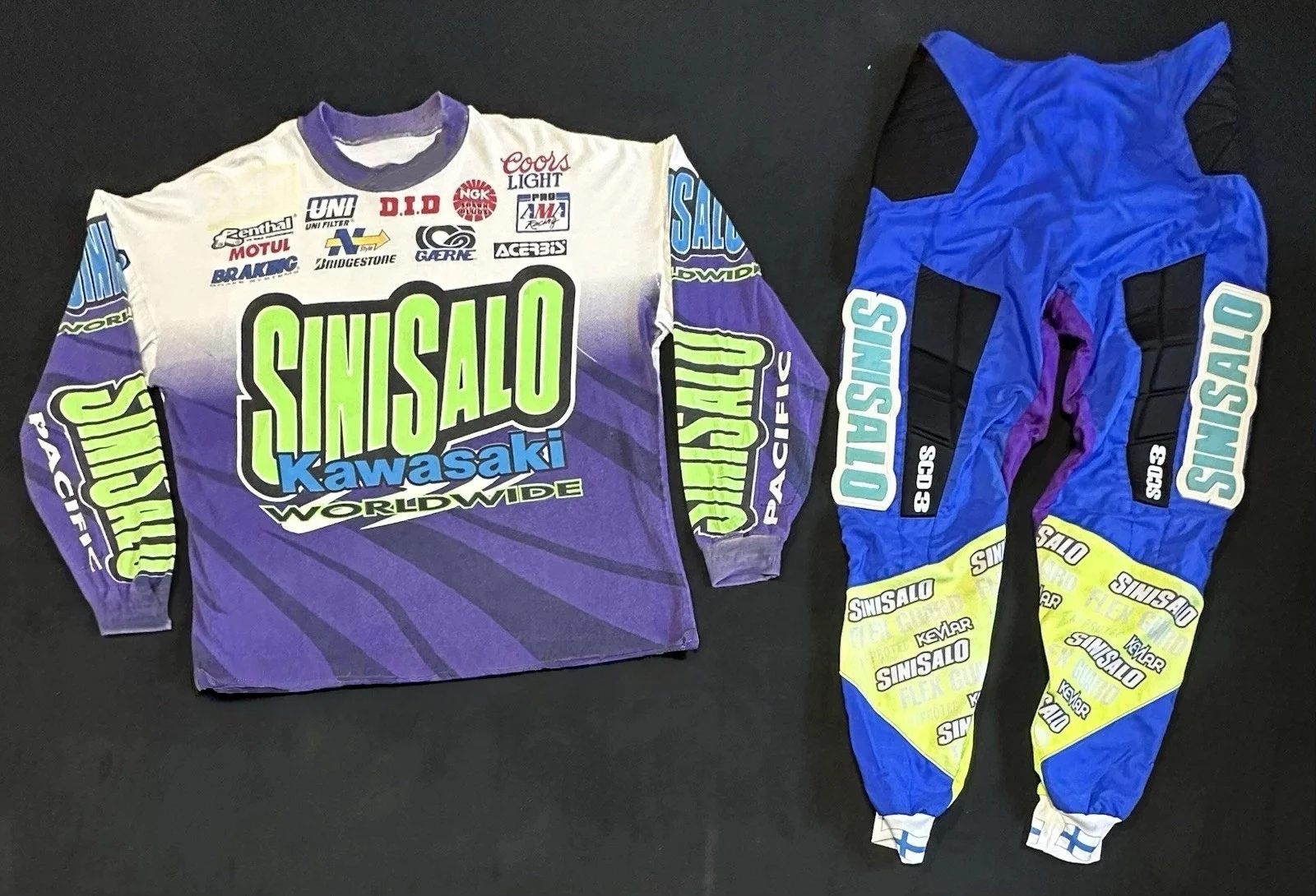 

Осень 202, Kawasaki, Джерси и брюки для мотокросса для мужчин, комплект снаряжения для мотокросса, комбинированный костюм для гонок по бездорожью