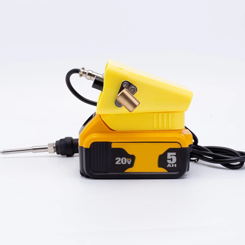 T12 Lötkolben Station Für Dewalt 18V Li-Ion Batterie DIY Elektrische Digitale Lötstation Reparatur Draht Schweißen (KEINE Batterie) – Detail 4