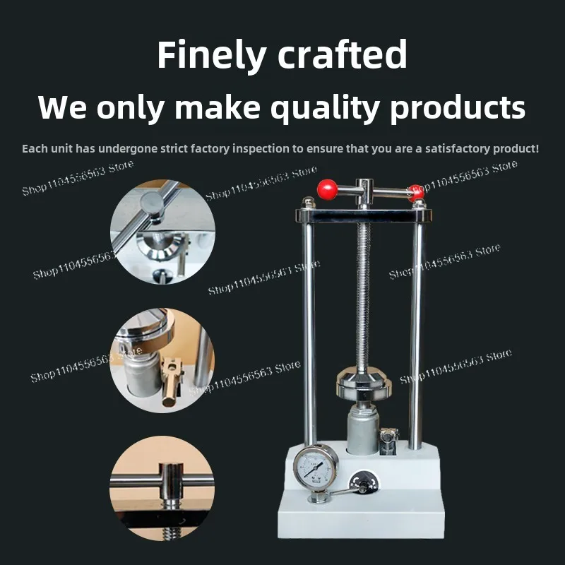 Laboratory Hydraulic Press Machine with Pressure Gauge High Precision Metalworking and  Press