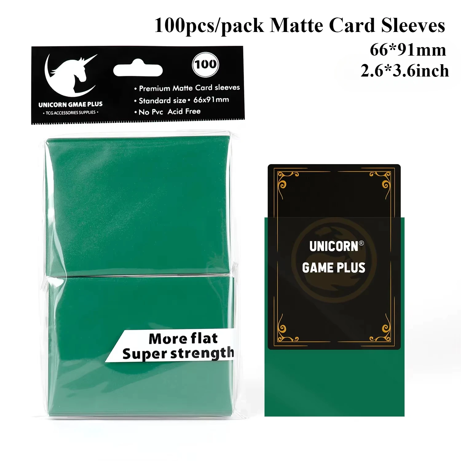 100PCS 66x91mm Matte Standaard Maat Kaart Mouwen TCG Trading Cards Protector Voor Tarot Shield Bordspellen magische Cover PKM