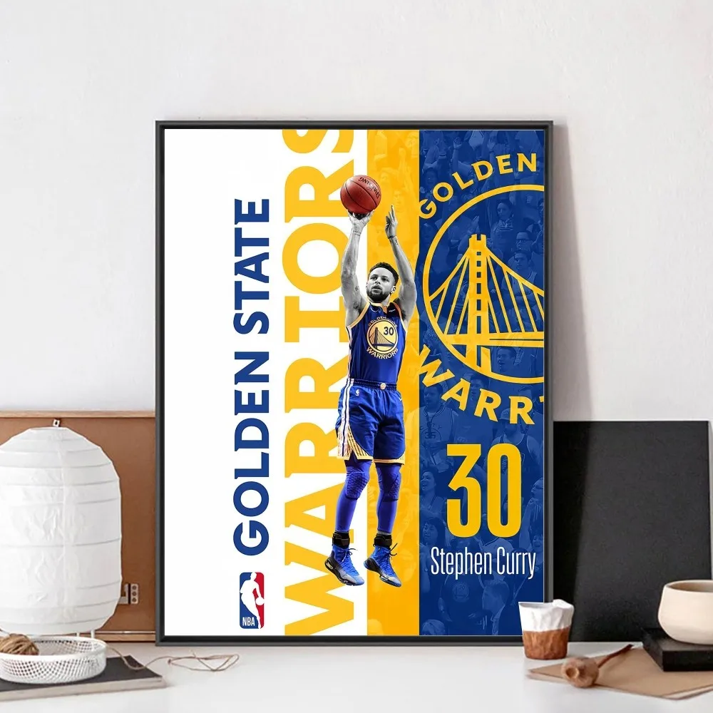 S-Stephen Curry Poster No Framed Poster Kraft Club Bar Paper Vintage Poster Wall Art Painting Bedroom Study Stickers