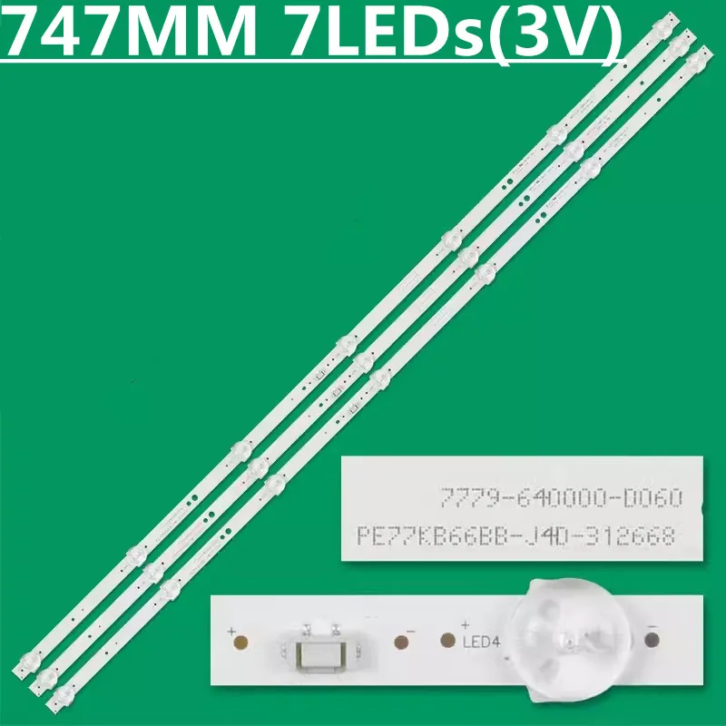 LED Backlight Strip For 5850-W40000-9P00 APT-LB17086-40-1.3 JL.D40071330-202AS-M-V02 40X6 40E2 40E2AS 40S500F RDL400FY(QD0-800)