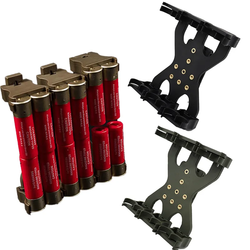 Tactical St Model Shotgun Shell Fixing Frame Multifunctional Fixing Frame Angle Adjustable Hole High And Low Back Clip