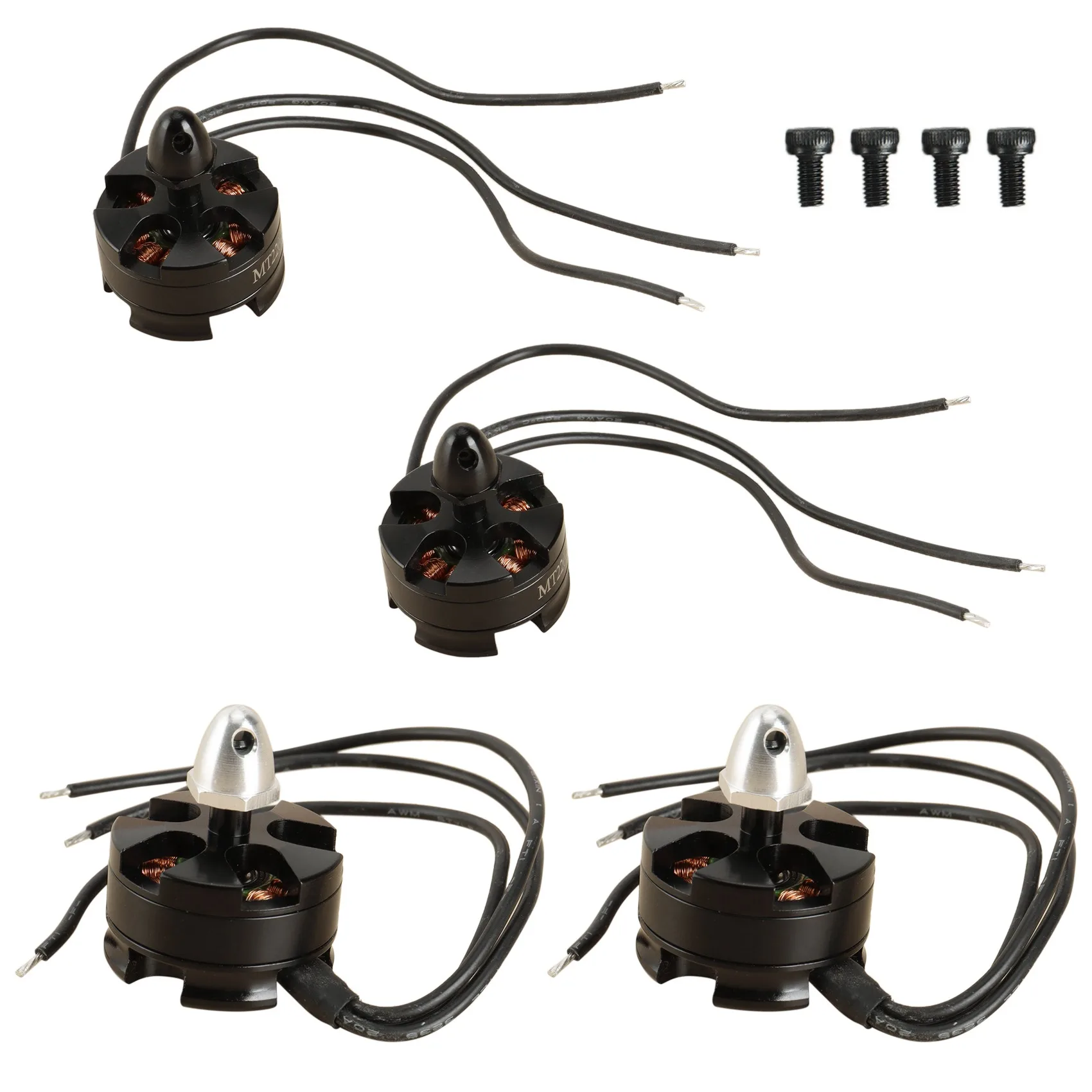 4Pcs MT2204 2204 2300KV Brushless Motor CW / CCW for Mini 200 210 230 250MM Quadcopter FPV