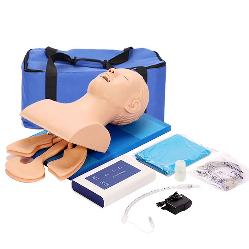 Electronic Human Tracheal Training Model Endotracheal Intubation Training Manikin with Tooth Pressure Alarm