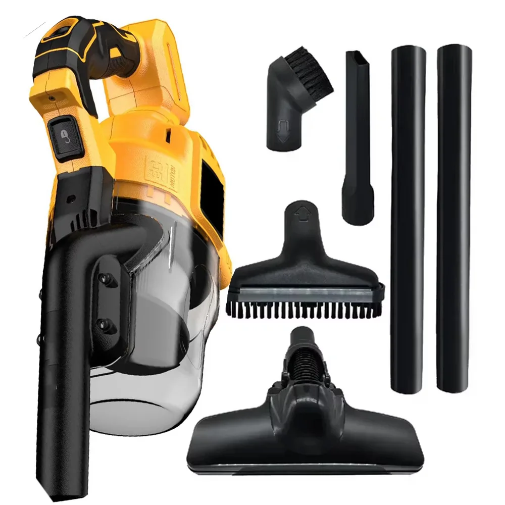 Electric Vacuum Cleaner 500W Powerful Motor, 46 CFM 5 in 1 Handheld Hand Vacuum HEPA2.0 filter for Dewalt 20V