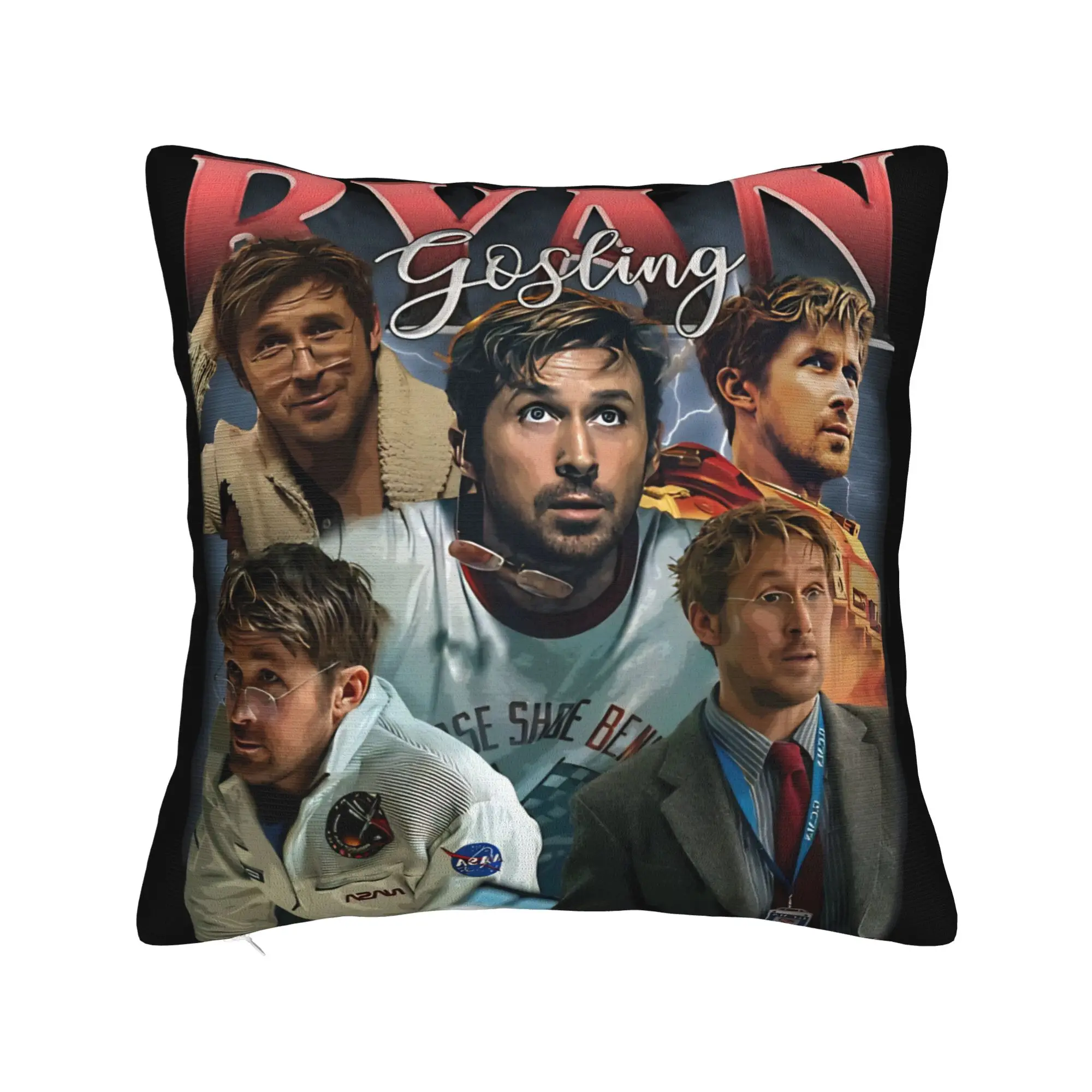 Project Hail Mary Ryan Gosling Movie Bootleg 90s Pillow Cover  Design Cushion Cover Pillow Case For Sofa Bedroom Home Decor