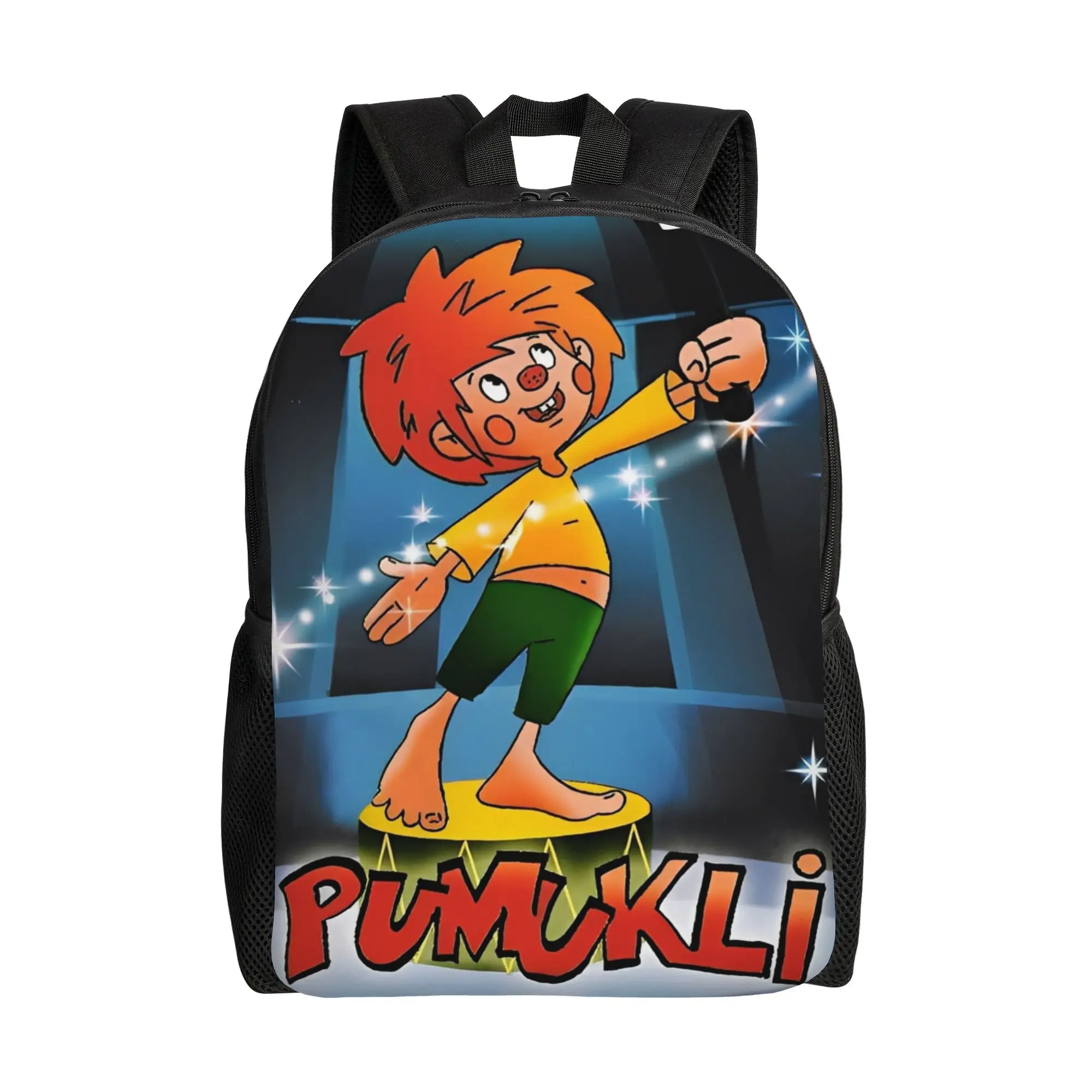 

Модный рюкзак Pumuckl Cute Elf Fairy, подарок для старшеклассников, аниме-рюкзак с мультяшным принтом для мужчин и женщин, сумка для ноутбука, компьютерная сумка через плечо