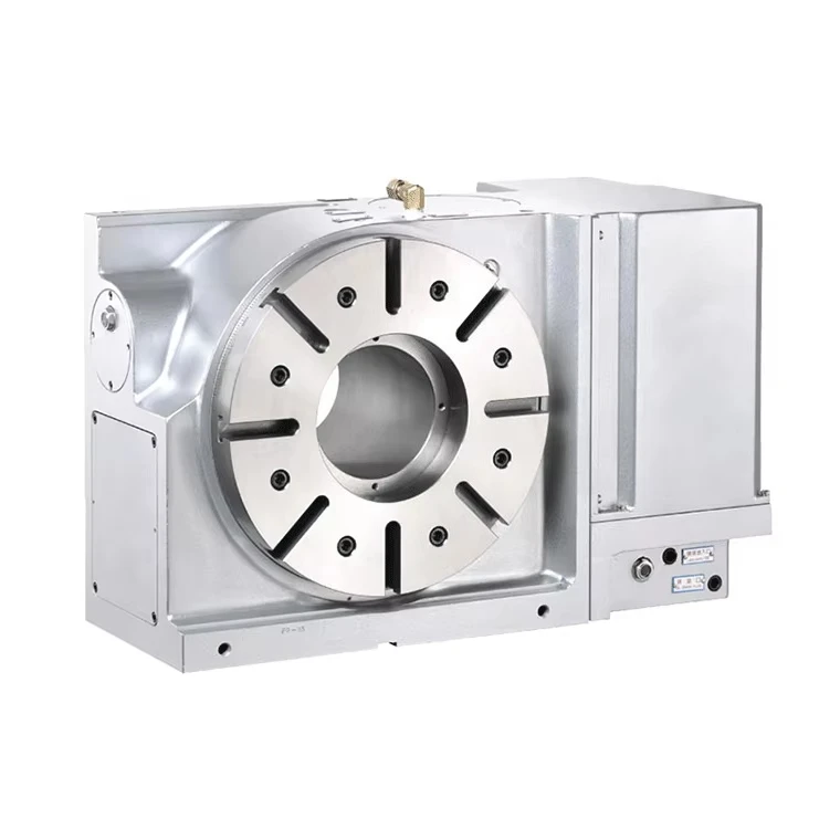High-quality HR series 255-800 hydraulic brake 4-axis rotary indexing table with feature-rich indexing head