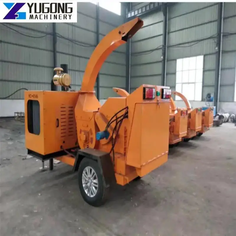 YG Best Selling Wood Chipper Machine Farm Widely Using Shredder Firewood Chopper Tree Branch Chipping Equipment Sale for Chile