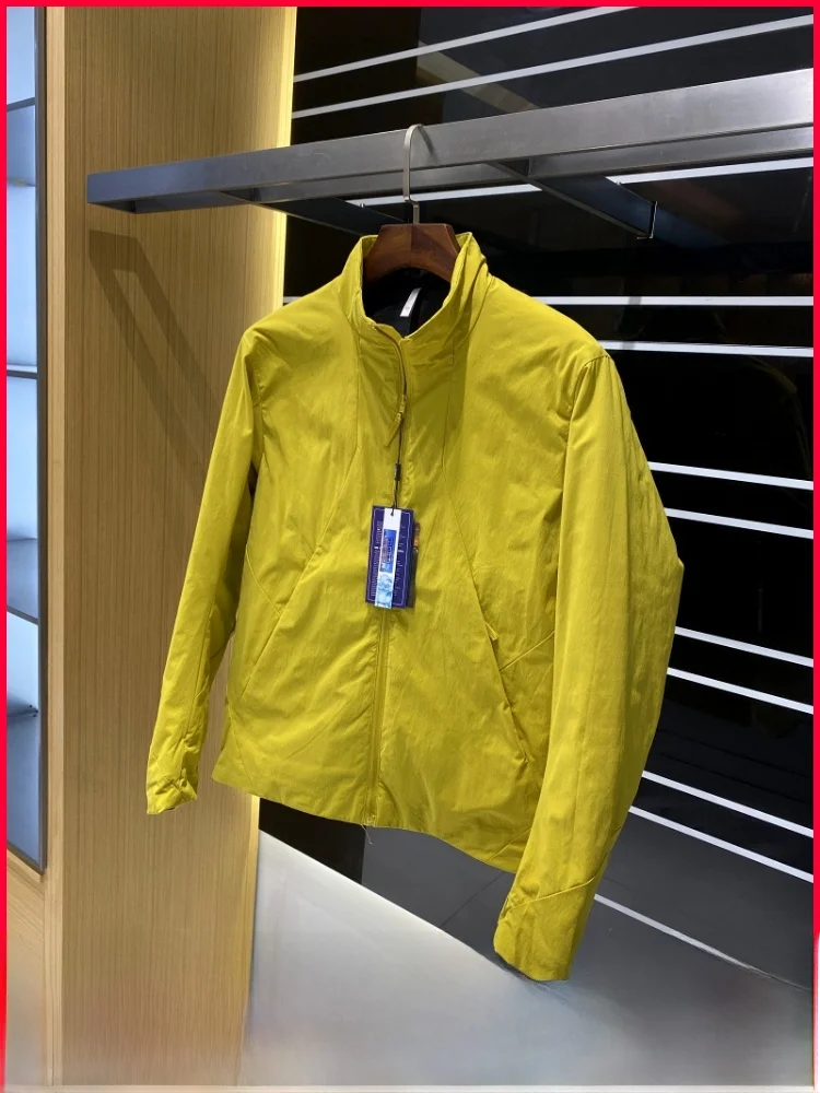 

Seven Colors ! Outdoor Men's Busin Series Lightweight 3D Cut High-End Cotton Jaet Autumn Winter Stand Fit Youth...