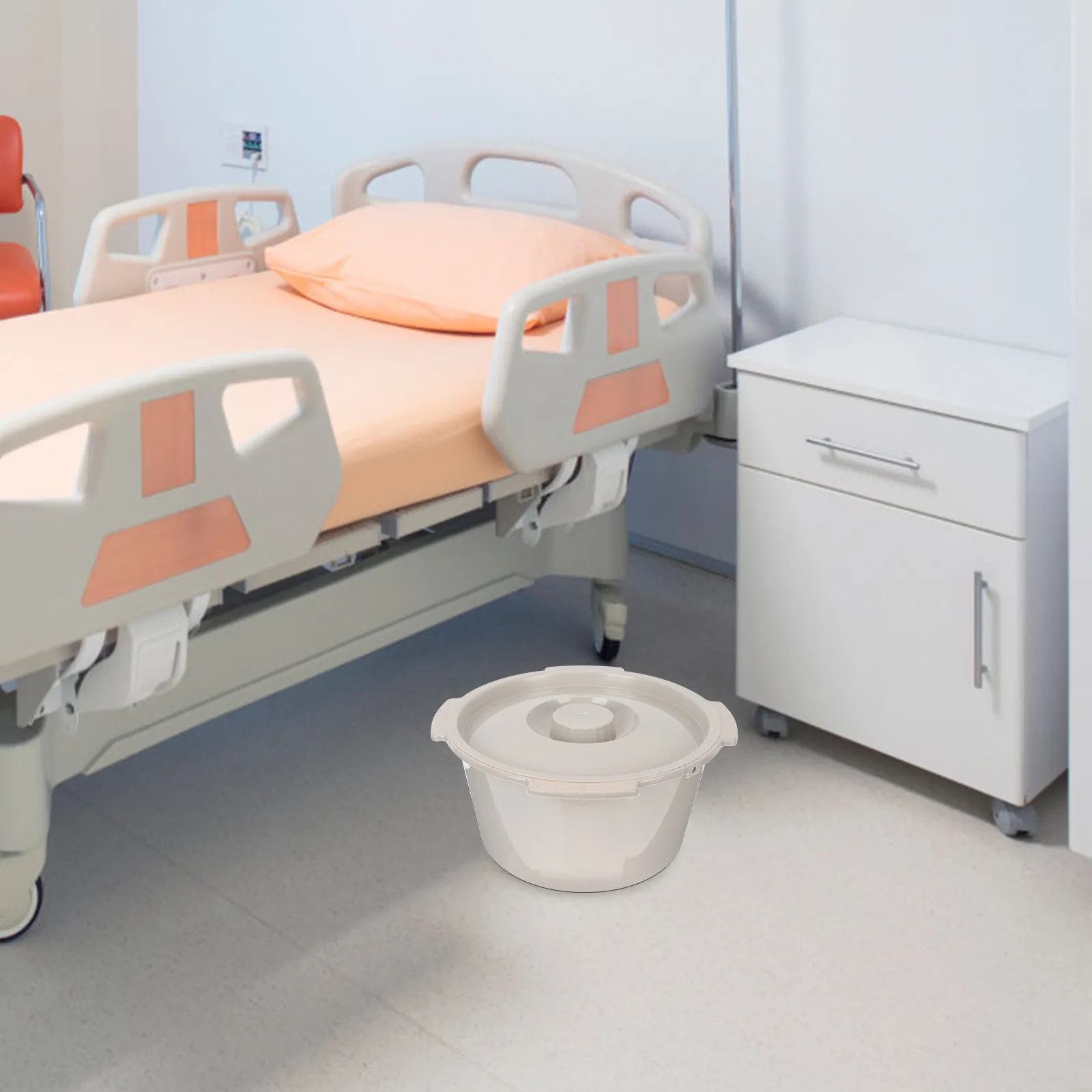 

Elderly Pregnant Women Chamber Pot Plastic PP Lid Toilet Seat Bathroom Sitting Accessories Portable Bathroom Must Haves