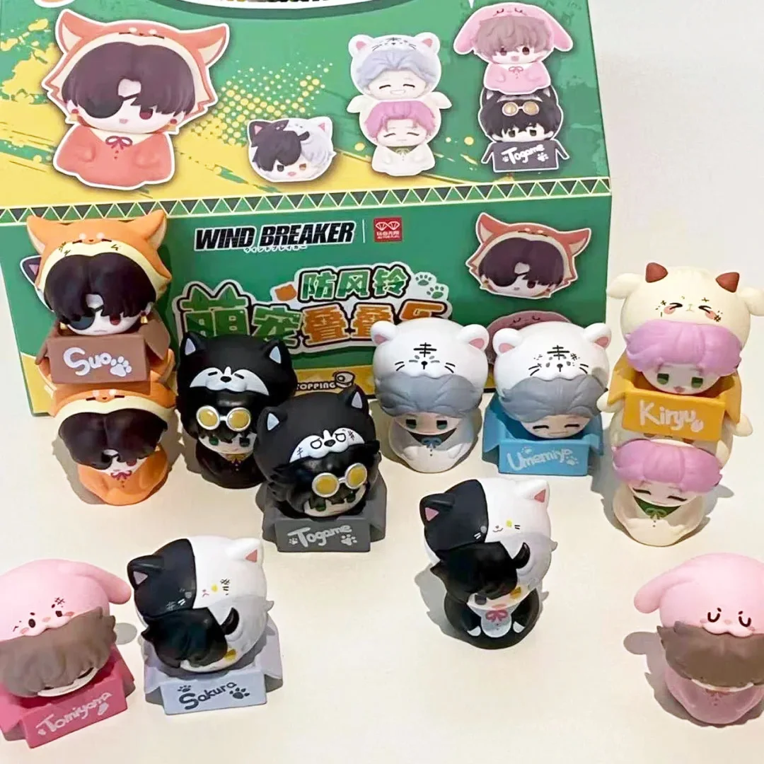 Caja ciega Original de moda, nuevas campanas a prueba de viento, música en capas, periférico de animé, Mini muñeca, adorno de escritorio, juguete, decoración de regalo
