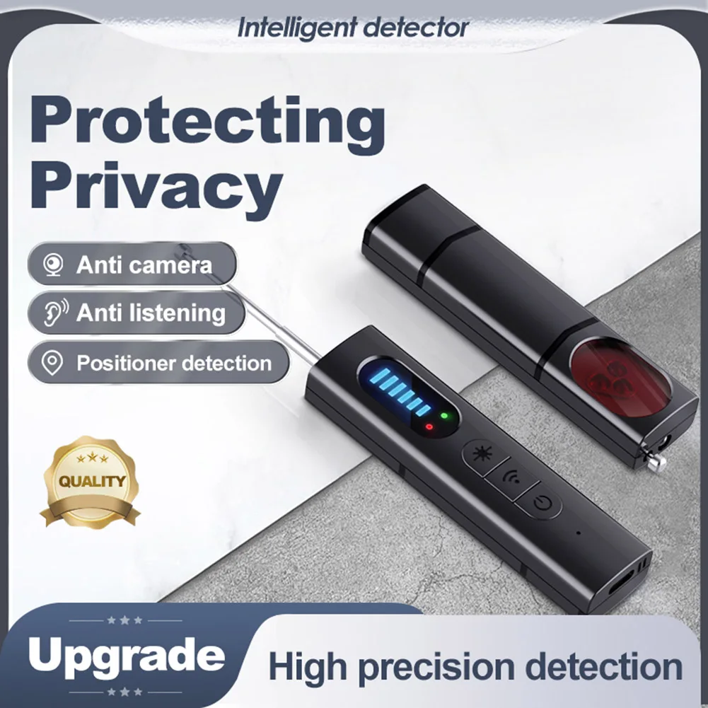 Hidden Camera Detector Car GPS Tracker High-Sensitivity Anti-Spy Device Wireless RF Signal Scanner Security Protection Gadget