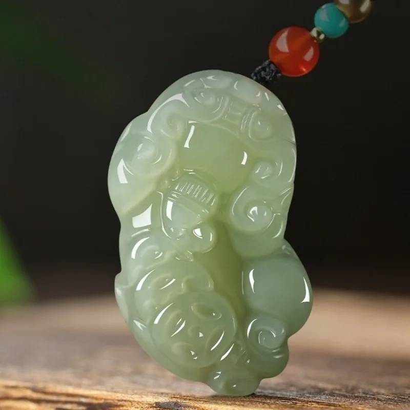 

Natural Pixiu Pendant for Men and Women, Bawang Piqiu Gathering Wealth for Transshipment, Male and Female Keeping