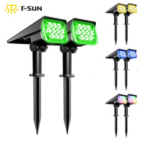 1-4pcs 20LED Solar Light Outdoor IP65 Waterproof Landscape Solar Powered Wall Lamp for Garden Courtyard Decoration Spotlights
