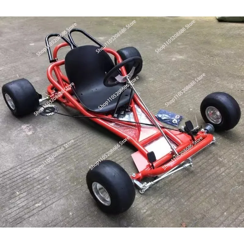 NEW Kart accessories Full set of frame Body Front steering Rear axle Rear axle 5-inch tires