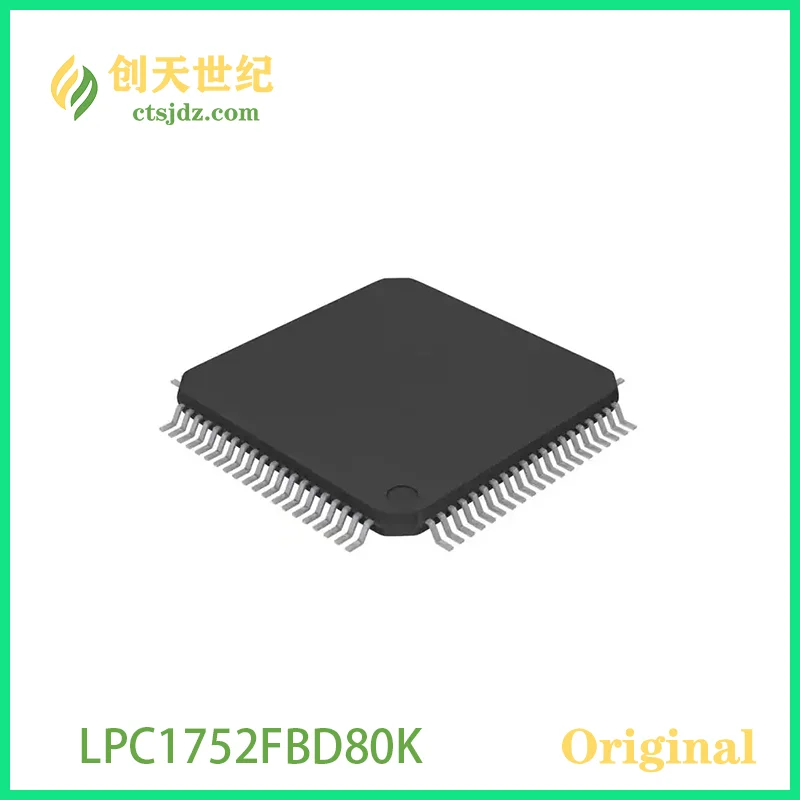 LPC1752FBD80K    New&Original    ARM® Cortex®-M3 LPC17xx Microcontroller IC 32-Bit Single-Core 100MHz 64KB (64K x 8) FLASH