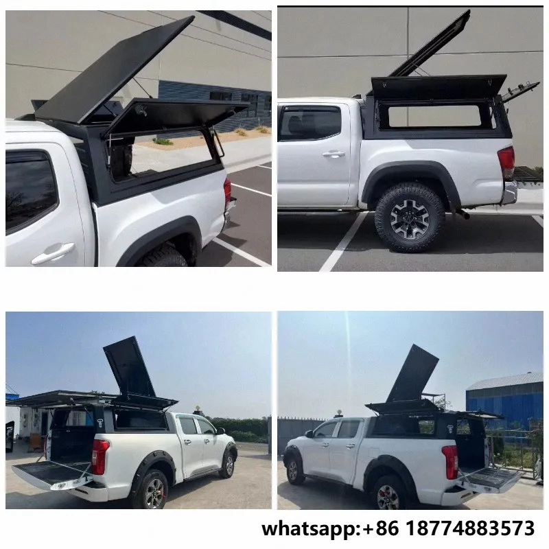4x4 Accessories Body Kit Pickups Galvanized Steel Camper Truck Canopy Hardtop Offroad Pickup Cover for Toyota Hilux Revo 20