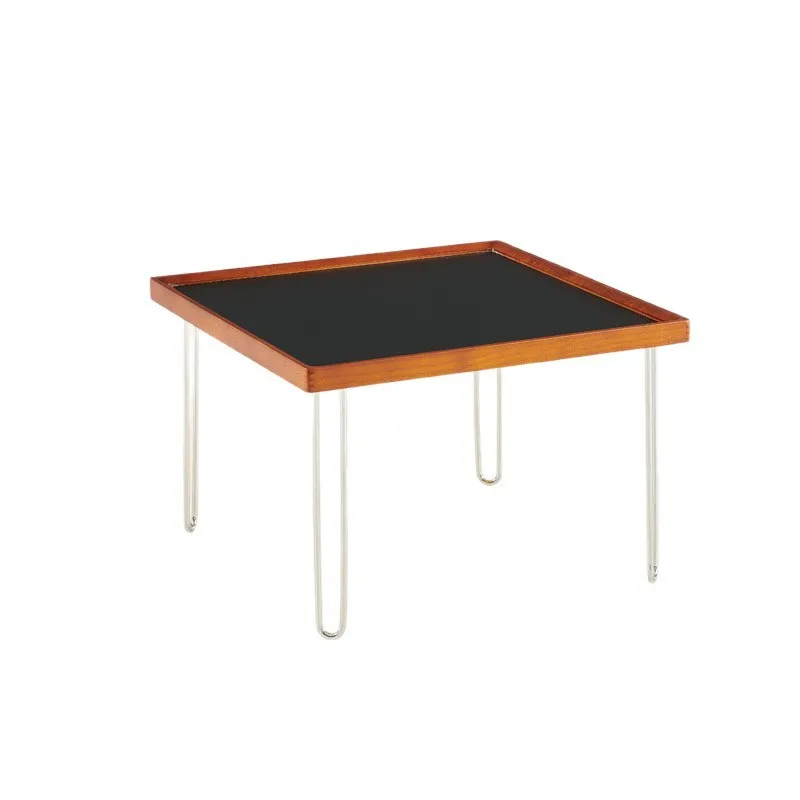 

Medieval Nordic simple stainless steel dopamine retro coffee table