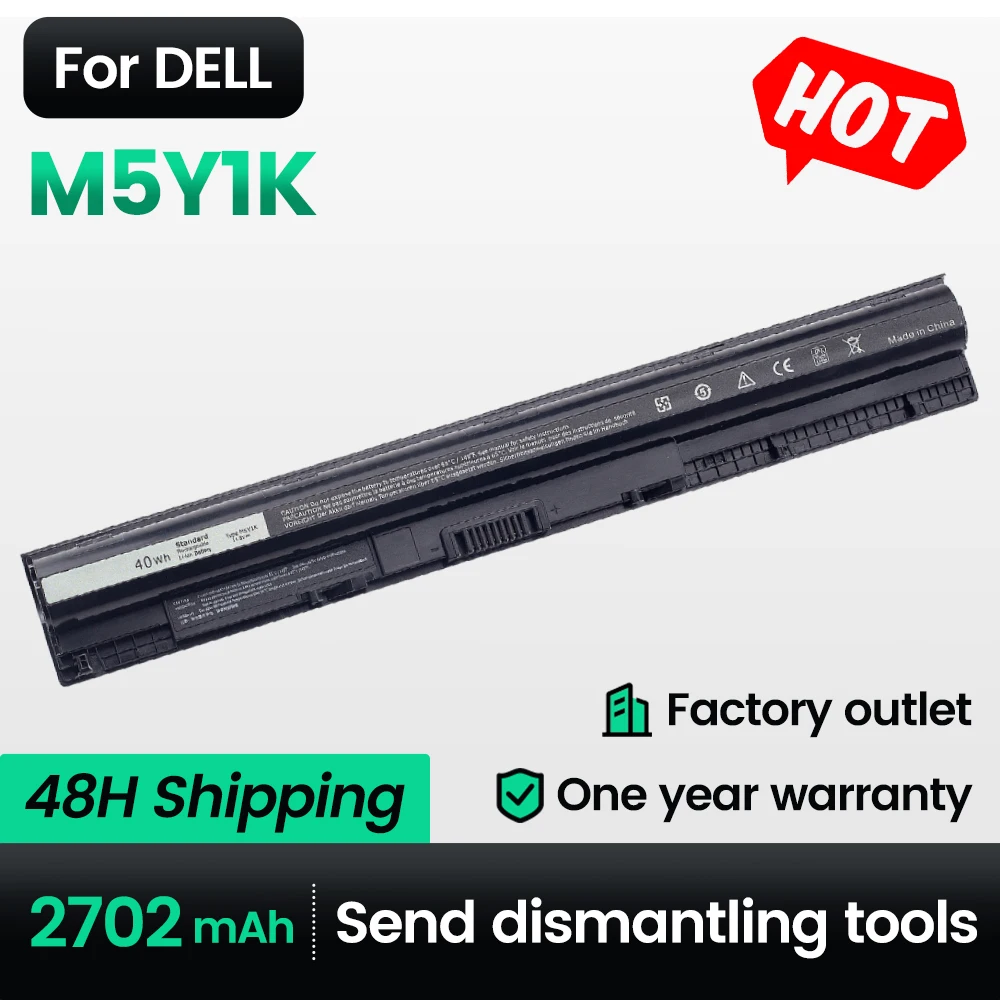 Keyuan M5Y1K 40WH 5000 Battery 3000 for Dell Inspiron 14 15 17 5559 Series 3451，3558，3567 Inspiron GXVJ3/453-BBBQ/HD4J0