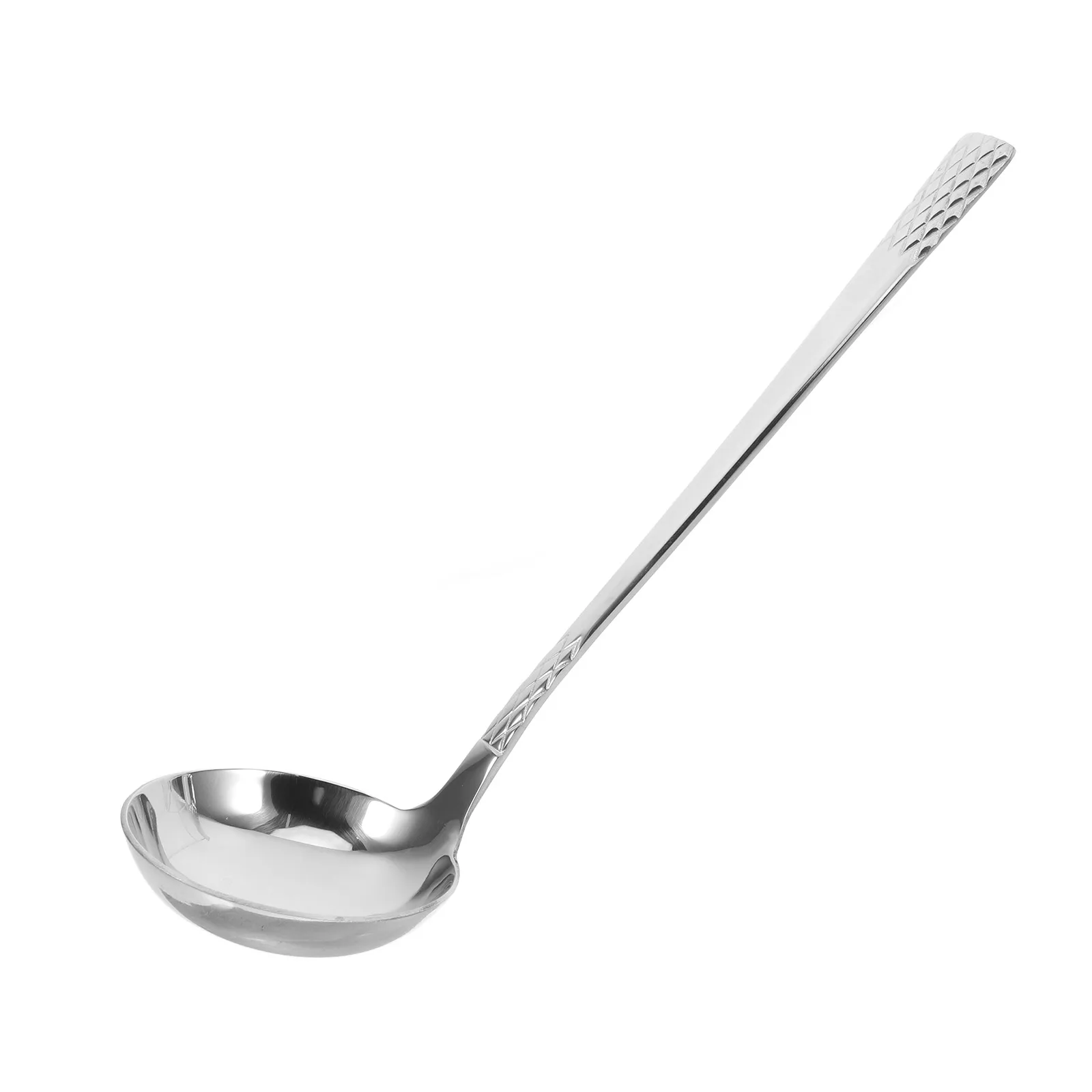 

Stainless Steel Soup Spoon Thickened Duckbill Design For Cooking Hot Pot Sauce Oil Drizzling Serving Kitchen Utensil Gravy